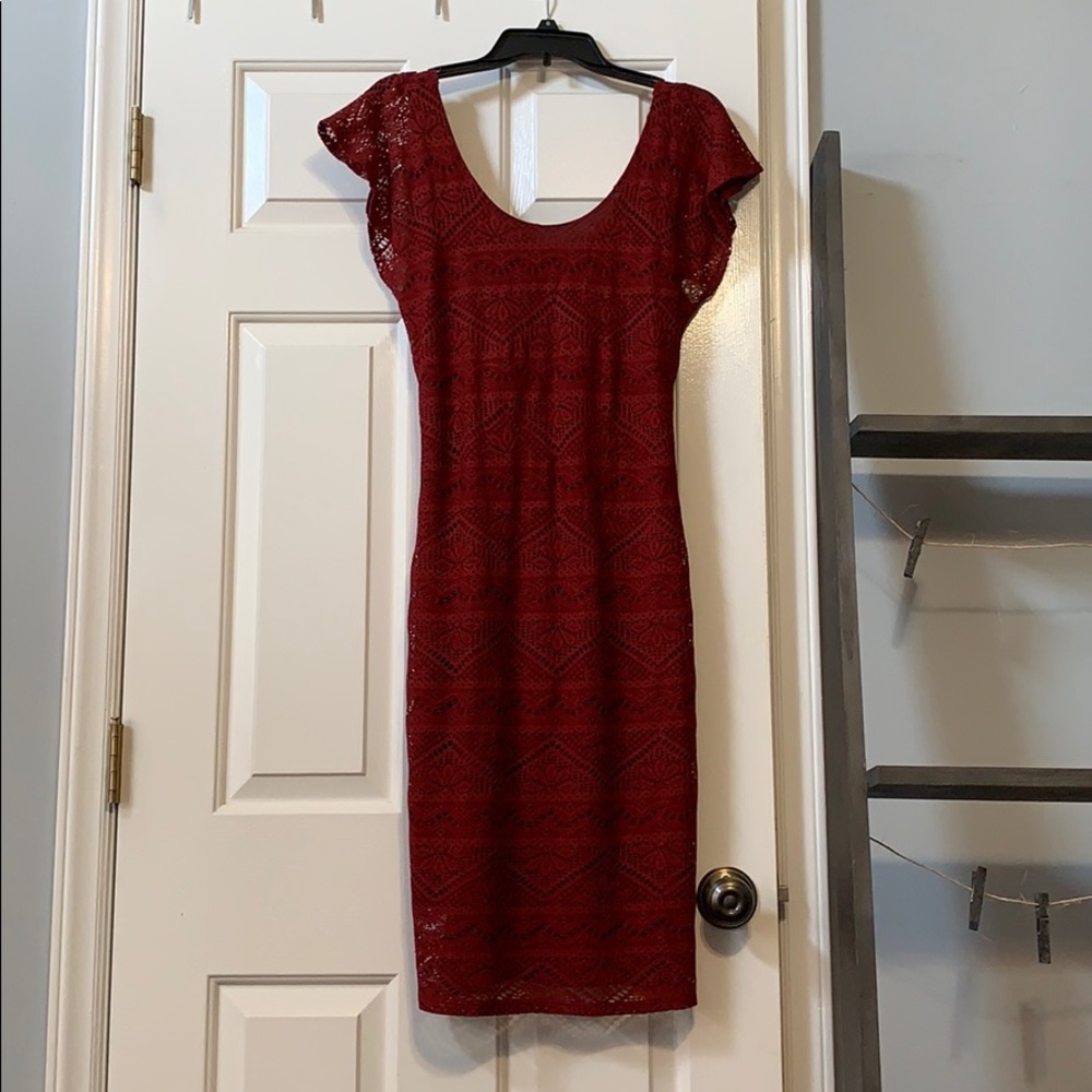 Red Body con dress